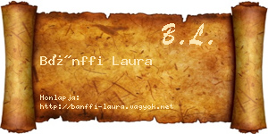 Bánffi Laura névjegykártya